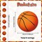 8 Pcs Sports Party Banners Sports Theme Party Hanging Decorations Sports Paper Garland for Boys Kids Teens Sports Birthday Party Baby Shower Home Classroom Supplies Decor (Basketball)